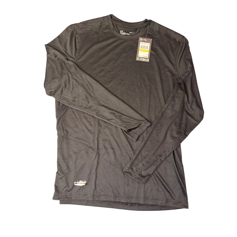 Under Armour Tactical Tech Long Sleeve T-Shirt Black 1248196-001 Mens Medium